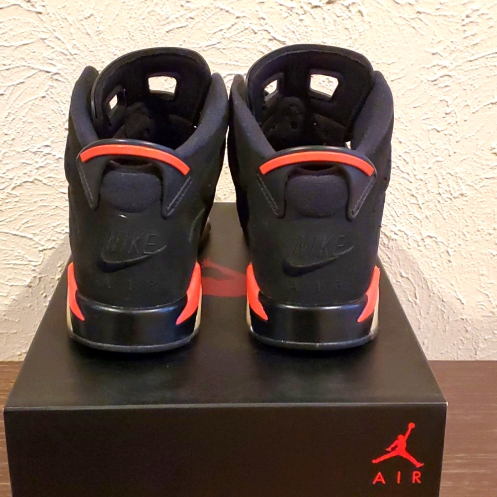 Jordan 6 Retro Black Infrared 2019 (Worn) No Box - Picture 4 of 8